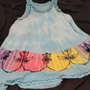 Tie-Dye Sleeveless Top